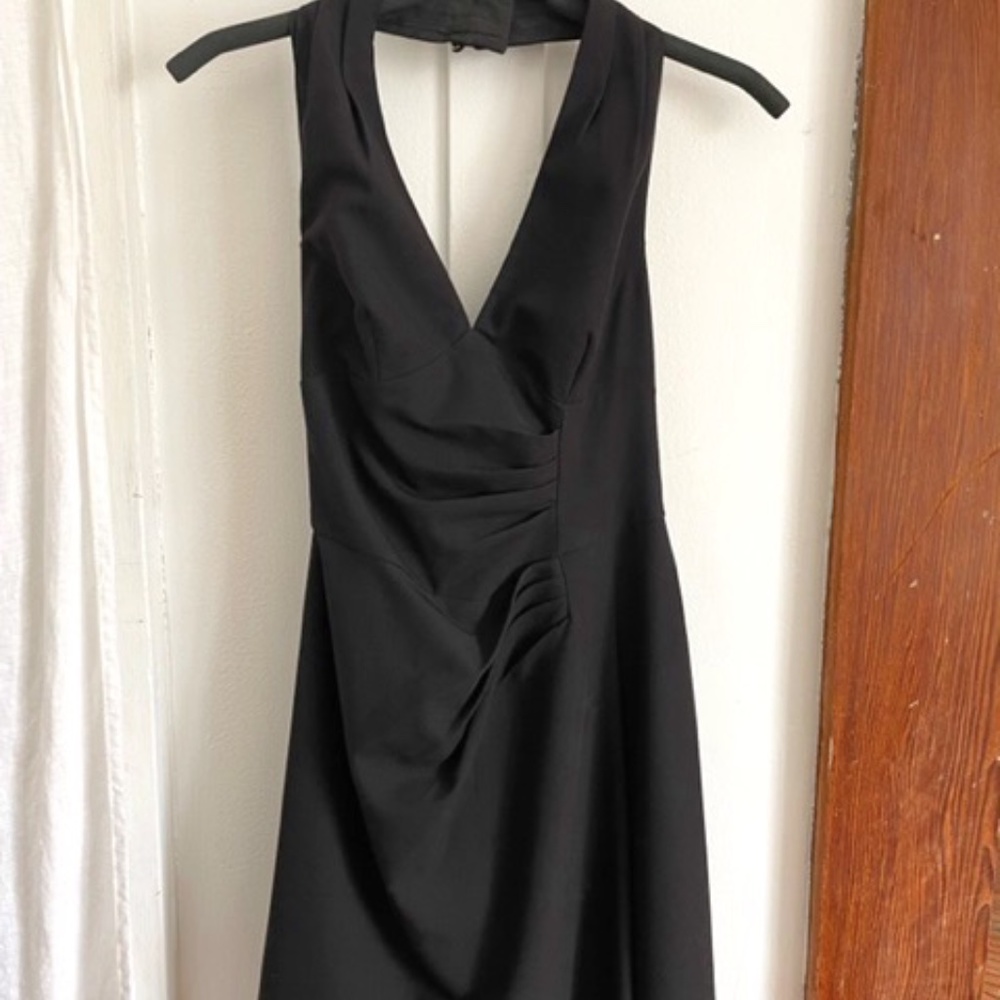 Black Halo Halter Dress